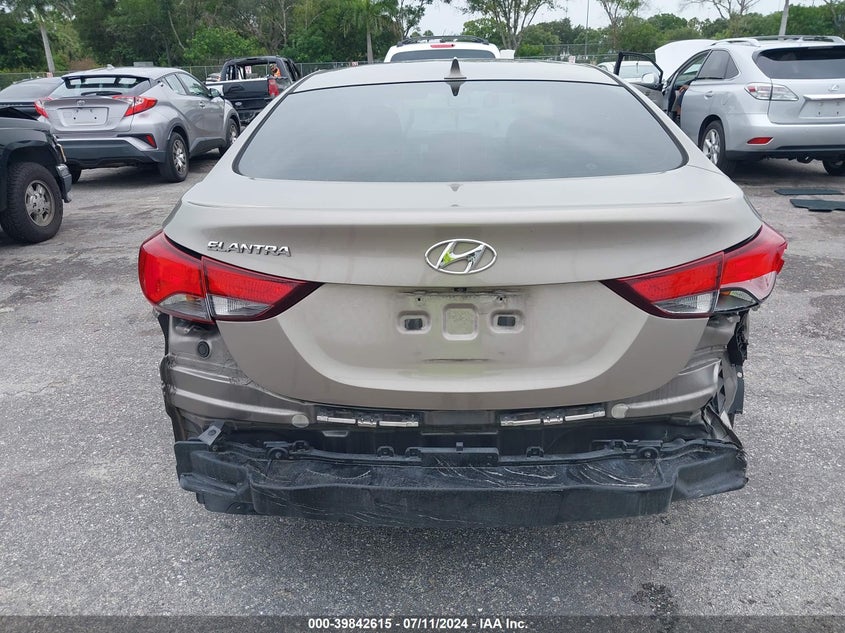 2014 Hyundai Elantra Se VIN: 5NPDH4AE4EH544376 Lot: 39842615