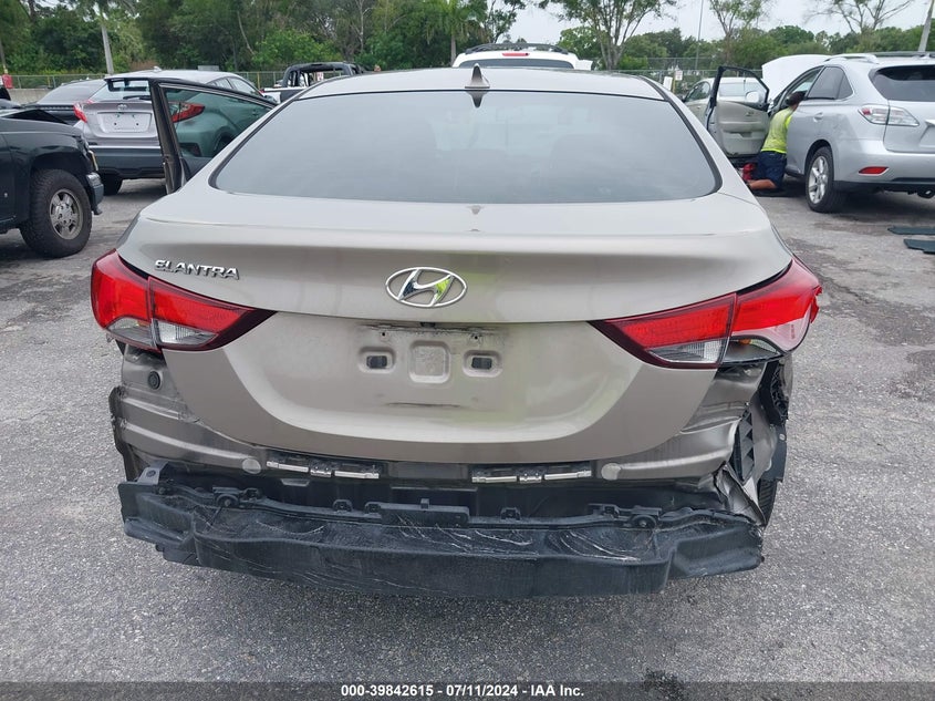 2014 Hyundai Elantra Se VIN: 5NPDH4AE4EH544376 Lot: 39842615