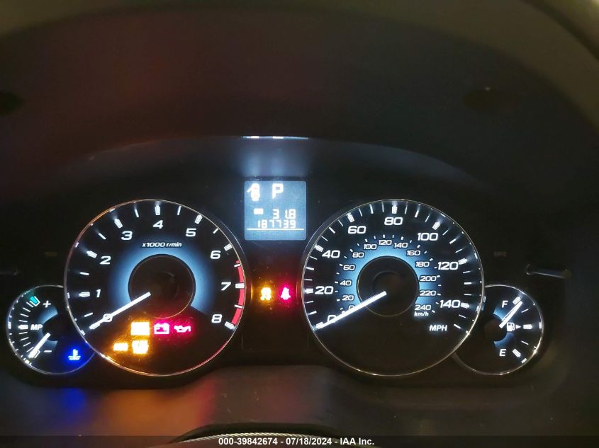 2012 Subaru Outback 2.5I Limited VIN: 4S4BRCKC8C3218242 Lot: 39842674