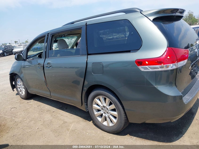 2014 Toyota Sienna Le 7 Passenger VIN: 5TDJK3DC9ES073344 Lot: 39842681