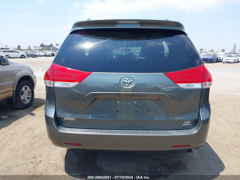 2014 Toyota Sienna Le 7 Passenger VIN: 5TDJK3DC9ES073344 Lot: 39842681