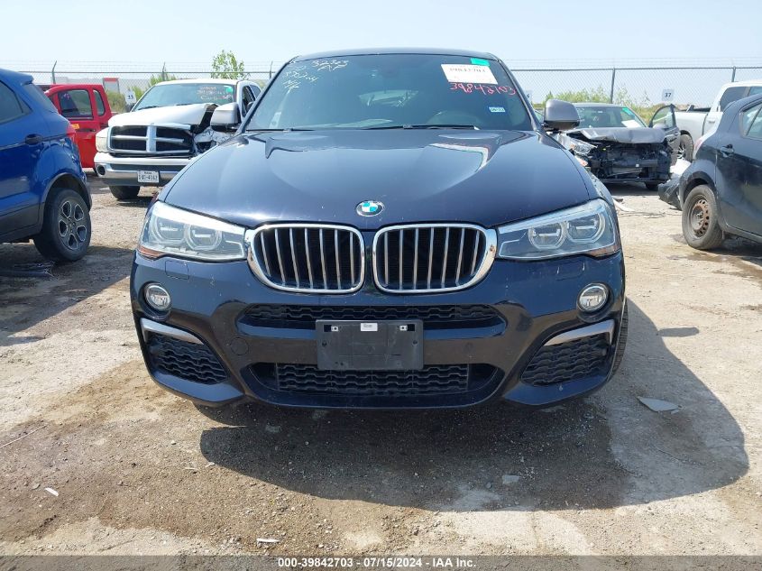 2017 BMW X4 M40I VIN: 5UXXW7C53H0U25705 Lot: 39842703