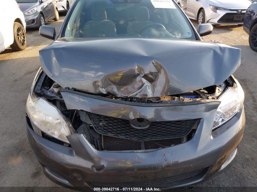 2009 Toyota Corolla Le VIN: JTDBL40E19J025208 Lot: 39842716