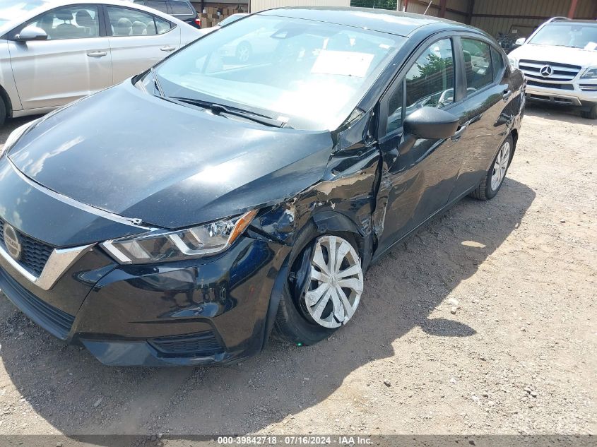 2022 Nissan Versa 1.6 S Xtronic Cvt VIN: 3N1CN8DV6NL820325 Lot: 39842718