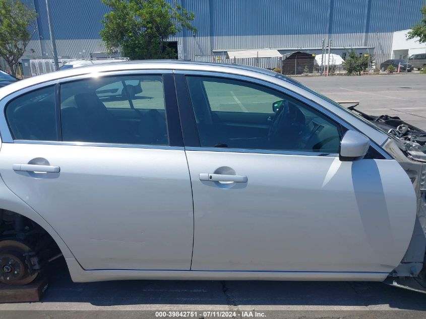 2010 Infiniti G37X VIN: JN1CV6ARXAM452257 Lot: 39842751