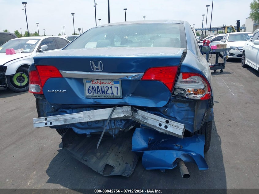 2010 Honda Civic Lx VIN: 2HGFA1F52AH581127 Lot: 39842756