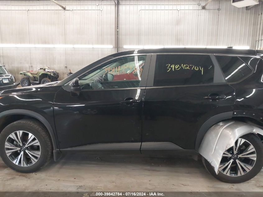 2022 Nissan Rogue Sv Intelligent Awd VIN: 5N1BT3BB0NC670939 Lot: 39842784