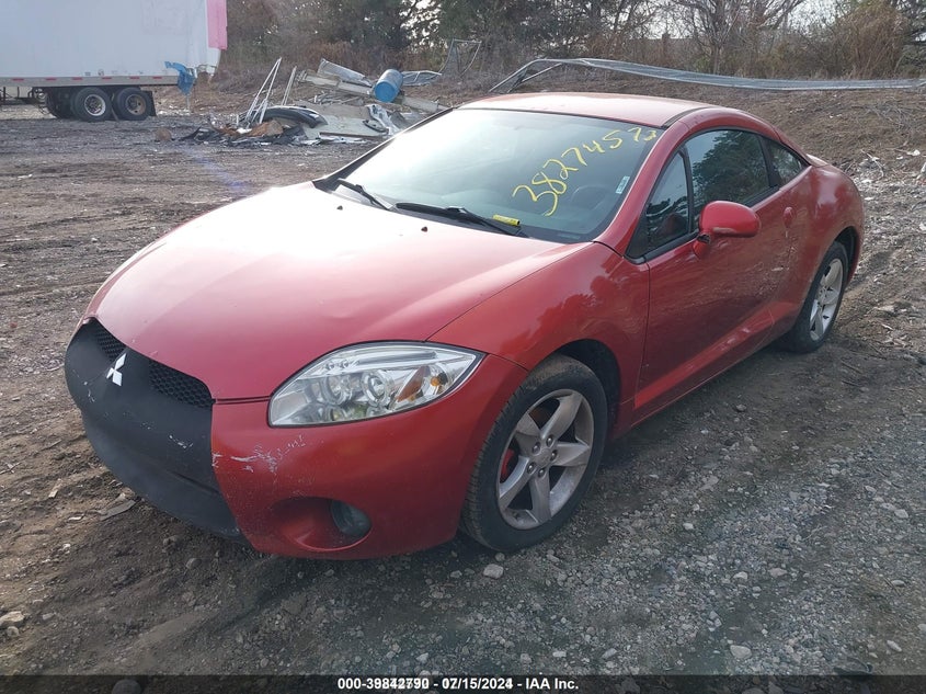 2008 MITSUBISHI ECLIPSE VIN: 4A3AK24F98E001748