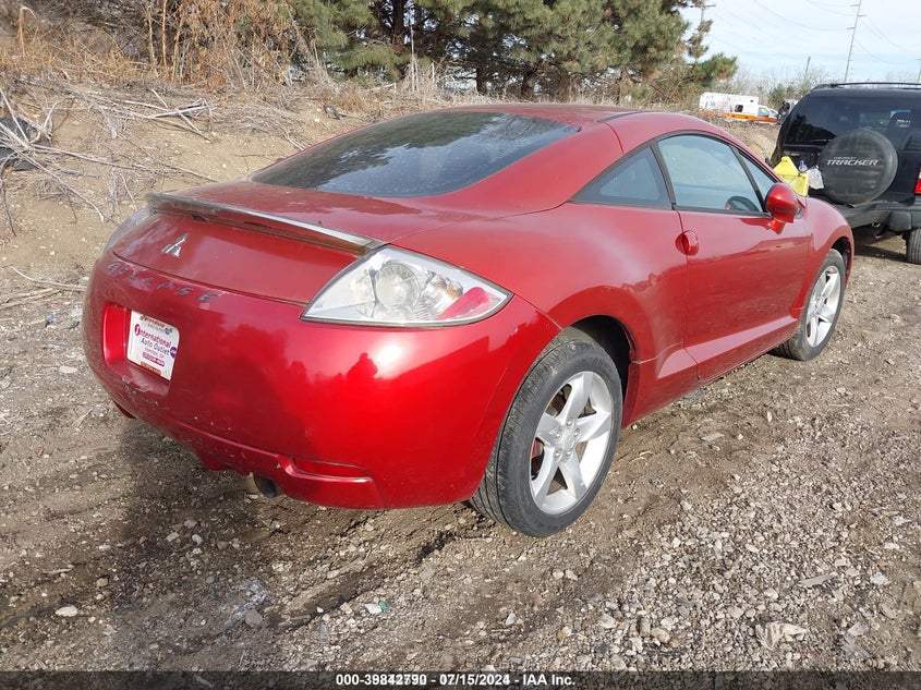 2008 MITSUBISHI ECLIPSE VIN: 4A3AK24F98E001748