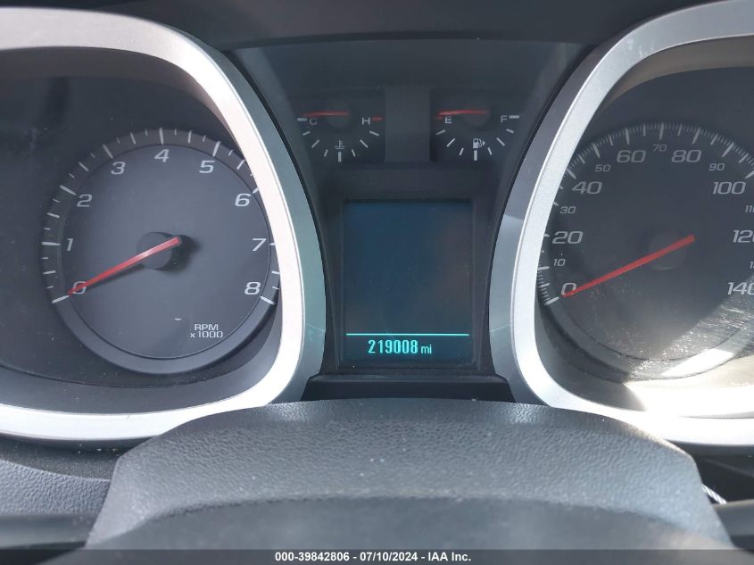 2013 Chevrolet Equinox 1Lt VIN: 2GNALDEKXD6191847 Lot: 39842806