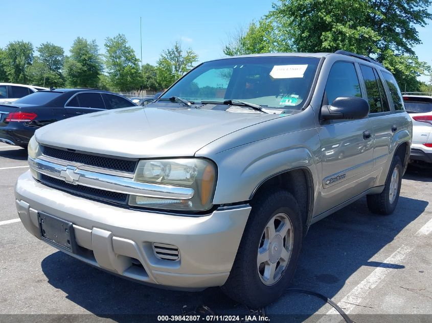 2002 Chevrolet Trailblazer Ls VIN: 1GNDT13S022170322 Lot: 39842807