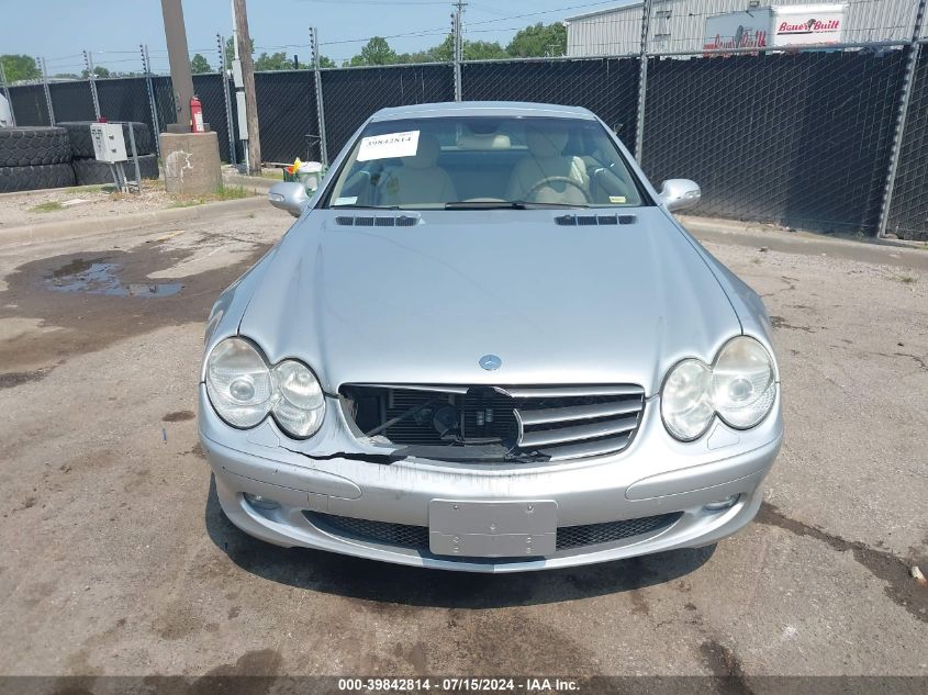 2003 Mercedes-Benz Sl 500 VIN: WDBSK75F03F021746 Lot: 39842814