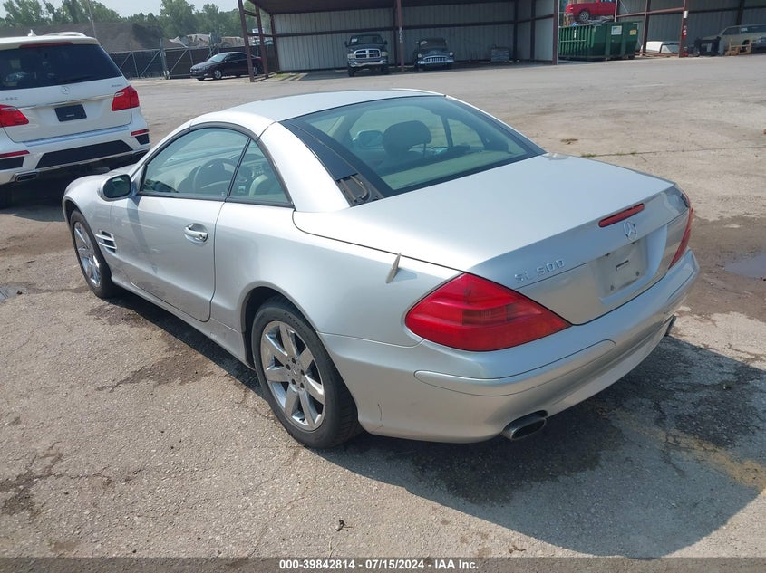 2003 Mercedes-Benz Sl 500 VIN: WDBSK75F03F021746 Lot: 39842814