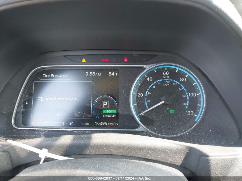 2018 Nissan Leaf Sv VIN: 1N4AZ1CP7JC304909 Lot: 39842837