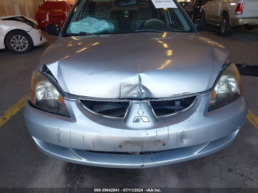 2004 Mitsubishi Lancer Es VIN: JA3AJ26E14U032212 Lot: 39842841