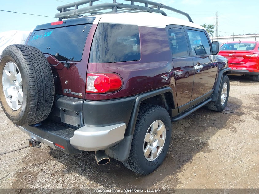 2007 Toyota Fj Cruiser VIN: JTEBU11FX70007727 Lot: 39842880
