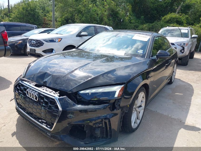 2023 Audi A5 Premium 45 Tfsi S Line Quattro S Tronic VIN: WAUSAAF5XPA016254 Lot: 39842882