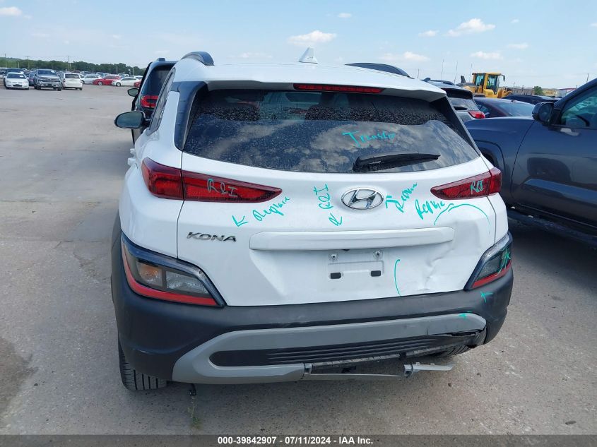 2023 Hyundai Kona Sel VIN: KM8K62AB0PU976278 Lot: 39842907