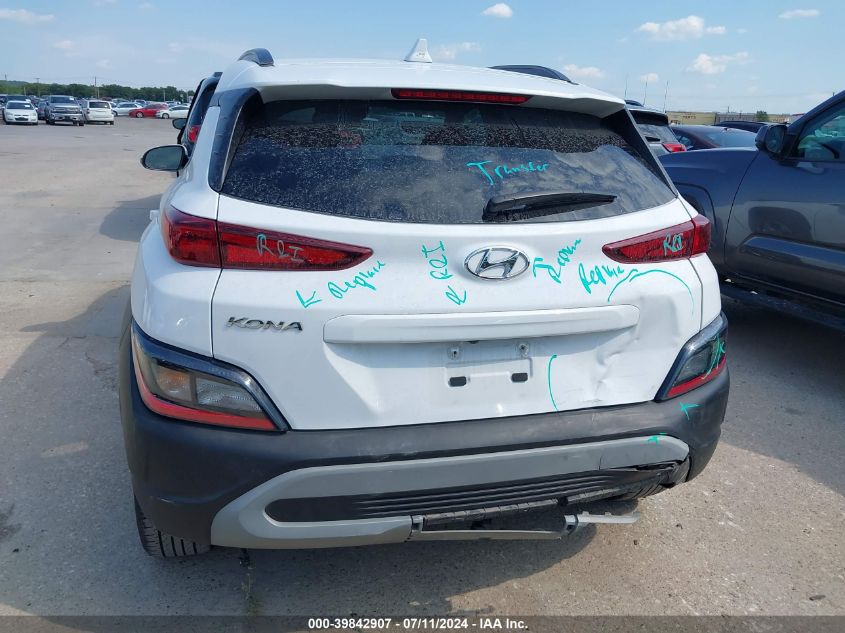 2023 Hyundai Kona Sel VIN: KM8K62AB0PU976278 Lot: 39842907