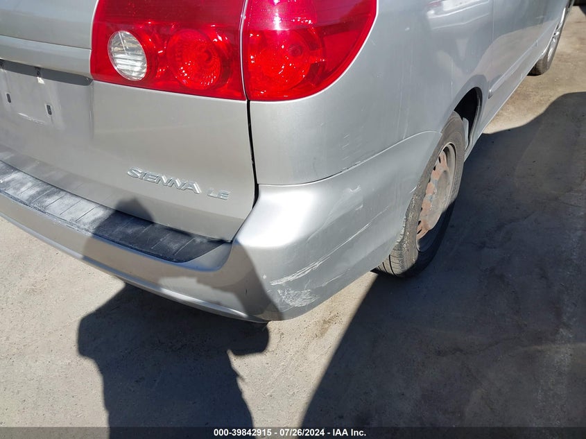 2007 Toyota Sienna Le VIN: 5TDZK23C37S076435 Lot: 39842915