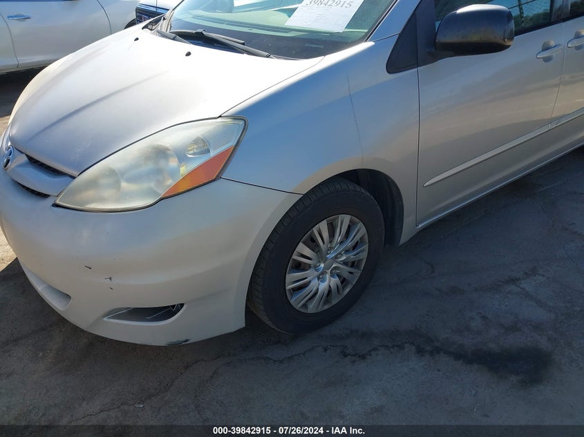 2007 Toyota Sienna Le VIN: 5TDZK23C37S076435 Lot: 39842915