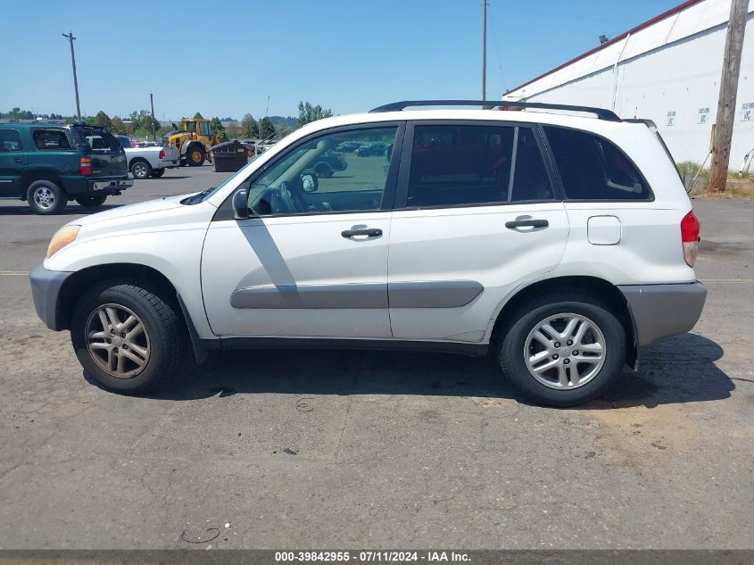 2002 Toyota Rav4 VIN: JTEHH20V120166772 Lot: 39842955