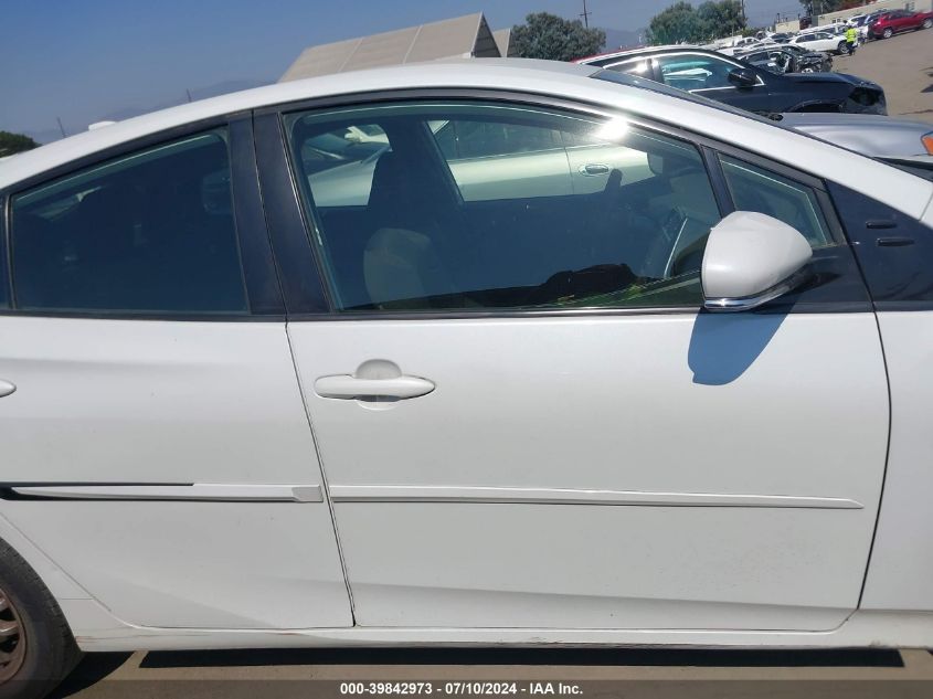 2019 Toyota Prius Le VIN: JTDKARFU2K3099166 Lot: 39842973