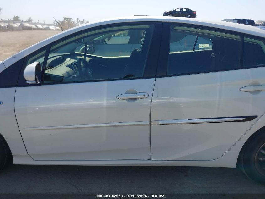 2019 Toyota Prius Le VIN: JTDKARFU2K3099166 Lot: 39842973