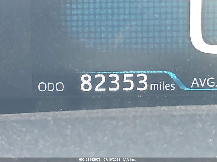 2019 Toyota Prius Le VIN: JTDKARFU2K3099166 Lot: 39842973