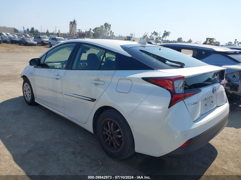 VIN JTDKARFU2K3099166 2019 TOYOTA PRIUS LE