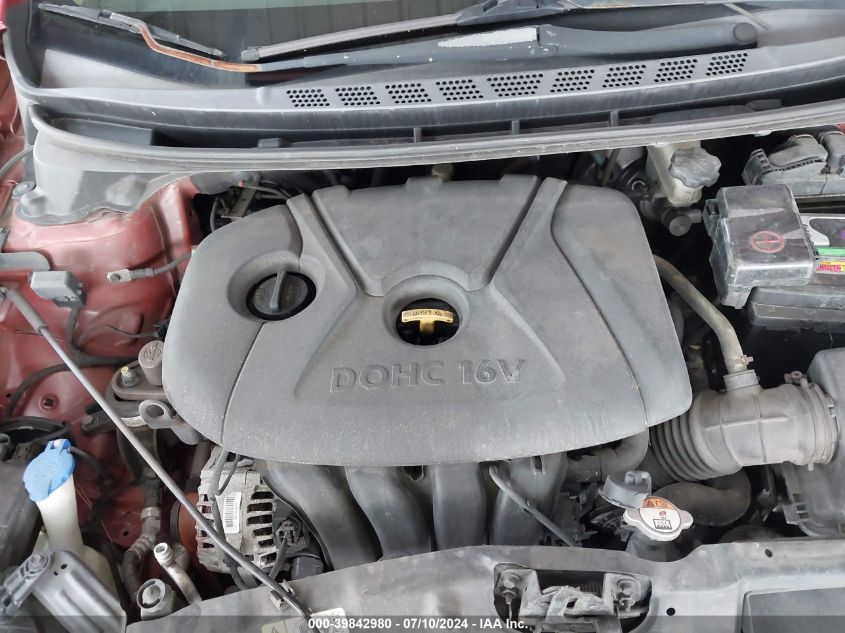 2012 Hyundai Elantra Gls/Limited VIN: KMHDH4AE0CU331195 Lot: 39842980