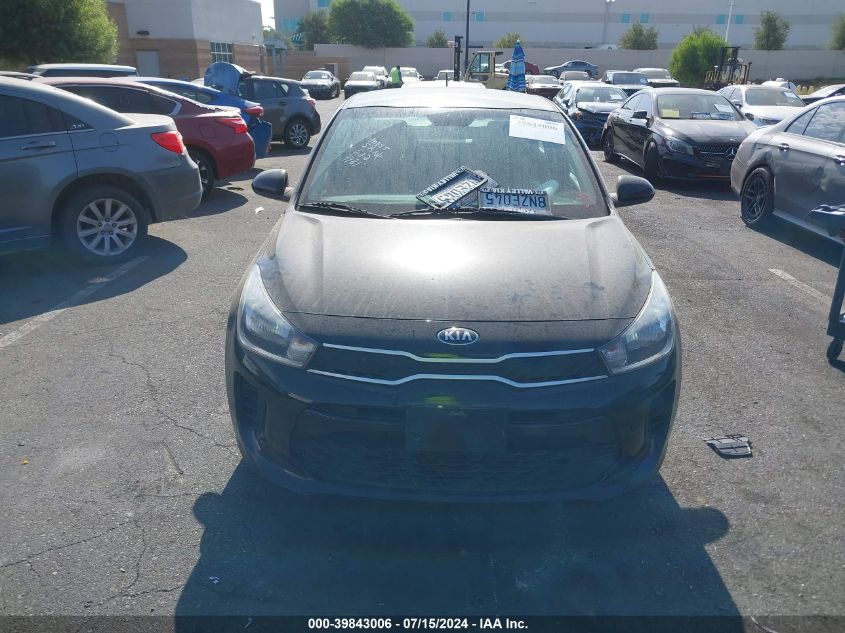 2020 Kia Rio Lx VIN: 3KPA24AD3LE294481 Lot: 39843006