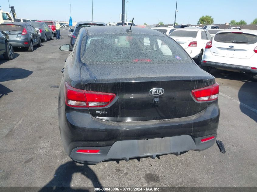 2020 Kia Rio Lx VIN: 3KPA24AD3LE294481 Lot: 39843006