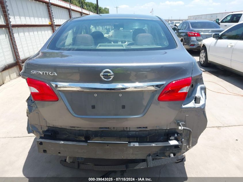 2018 Nissan Sentra S VIN: 3N1AB7AP2JY249011 Lot: 39843025