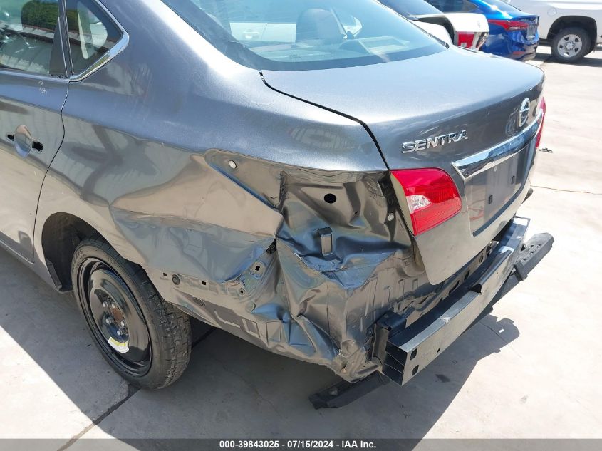 2018 Nissan Sentra S VIN: 3N1AB7AP2JY249011 Lot: 39843025