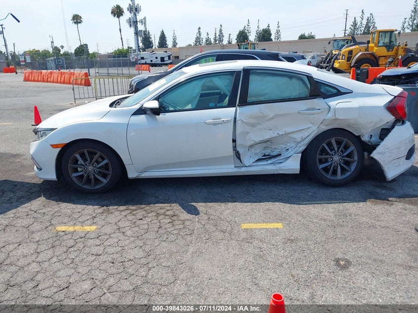 VIN 19XFC1F35ME209756 2021 HONDA CIVIC EX