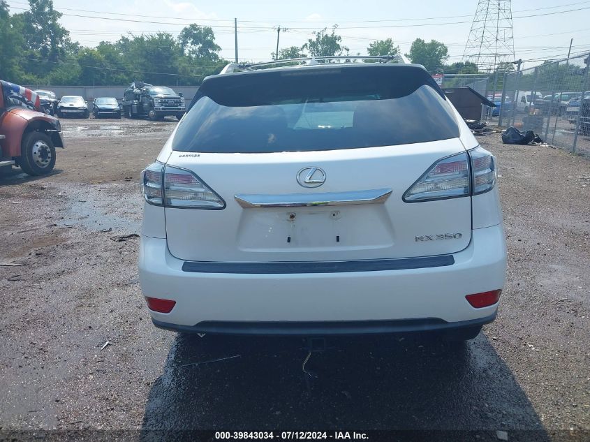 2011 Lexus Rx 350 VIN: 2T2BK1BA5BC103269 Lot: 39843034