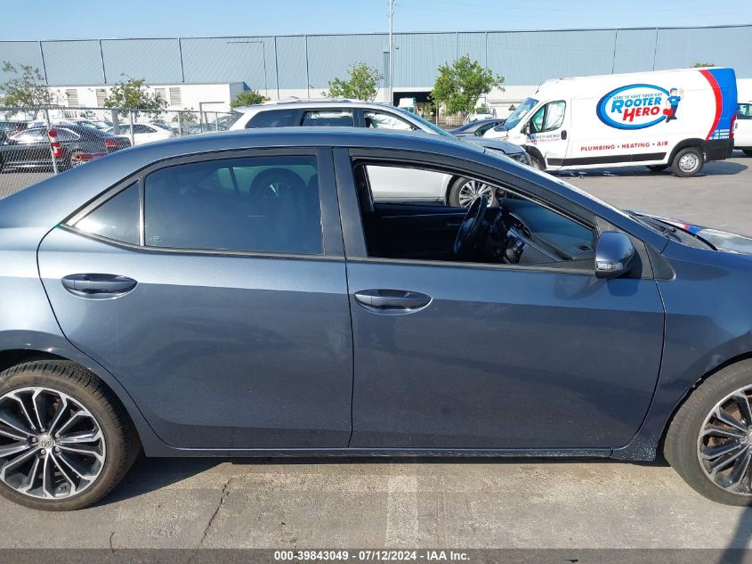 2015 Toyota Corolla S Plus VIN: 5YFBURHE3FP269593 Lot: 39843049