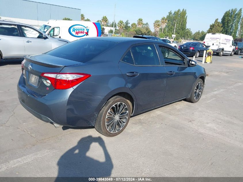 2015 Toyota Corolla S Plus VIN: 5YFBURHE3FP269593 Lot: 39843049