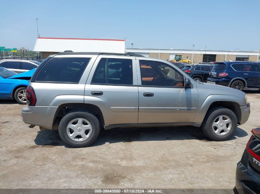 2002 Chevrolet Trailblazer Ls VIN: 1GNDS13SX22488435 Lot: 39843050