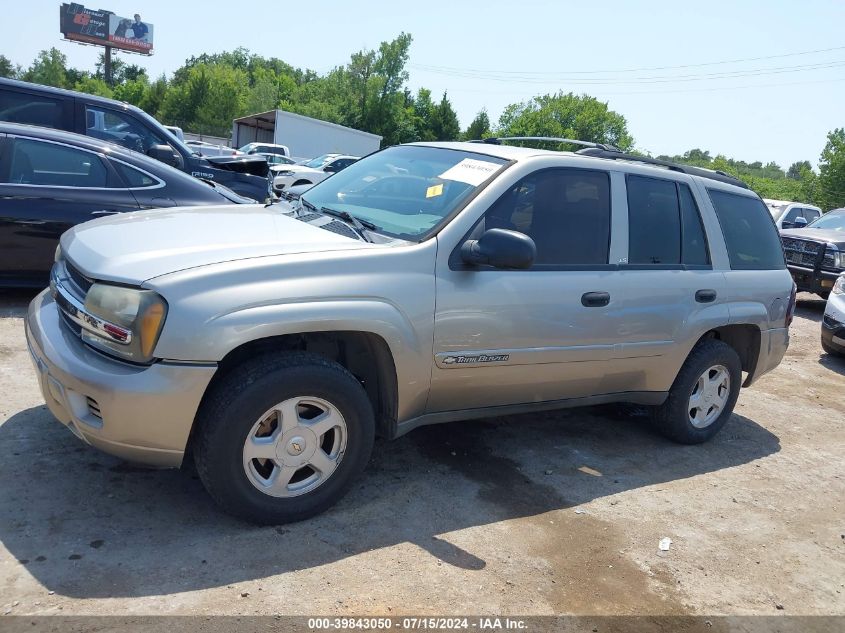 2002 Chevrolet Trailblazer Ls VIN: 1GNDS13SX22488435 Lot: 39843050