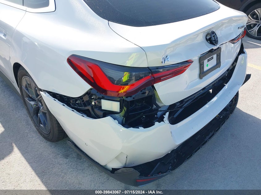 VIN WBY43AW05RFT13804 2024 BMW I4 EDRIVE35