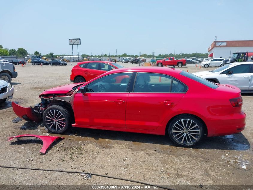 2016 Volkswagen Jetta 1.8T Sport VIN: 3VWD17AJ4GM417785 Lot: 39843069