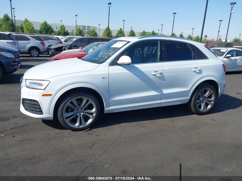 2018 Audi Q3 2.0T Premium/2.0T Sport Premium VIN: WA1JCCFS1JR033988 Lot: 39843070