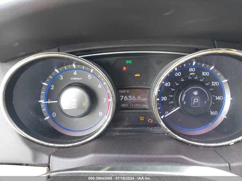 2011 Hyundai Sonata Gls VIN: 5NPEB4AC2BH207494 Lot: 39843085