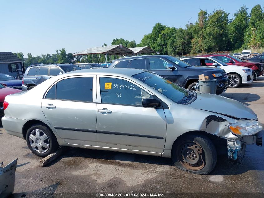 2003 Toyota Corolla Ce VIN: JTDBR32E530027207 Lot: 39843126