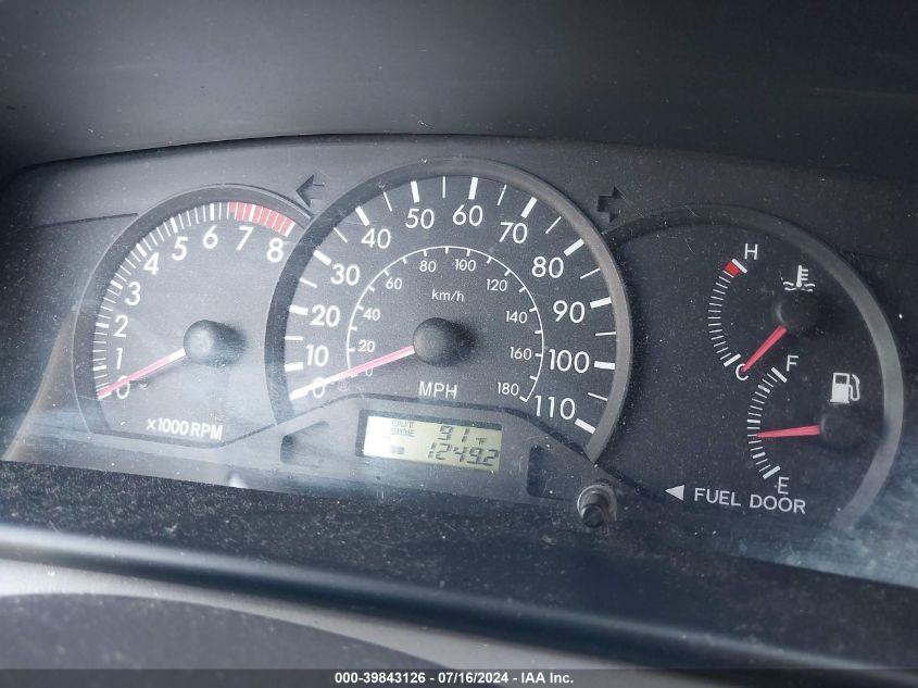 2003 Toyota Corolla Ce VIN: JTDBR32E530027207 Lot: 39843126