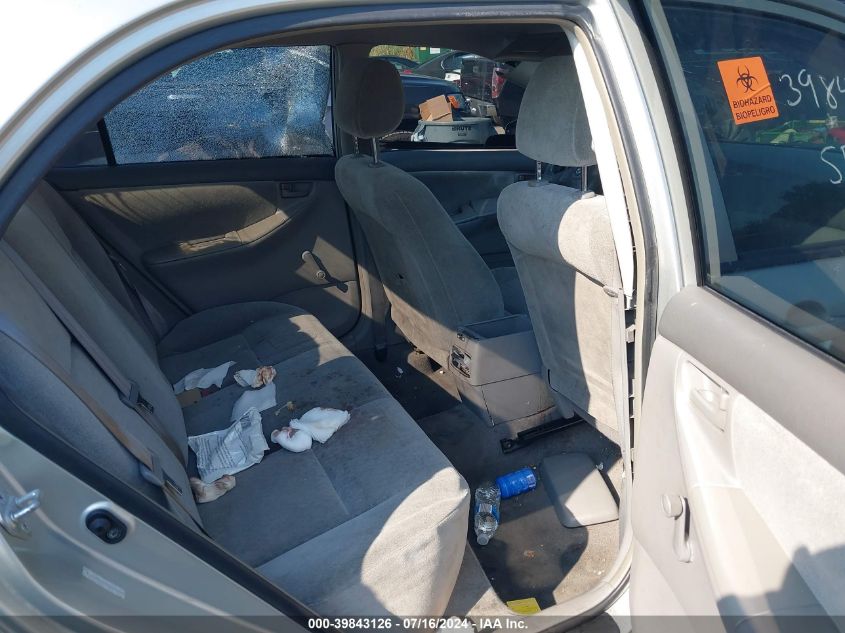 2003 Toyota Corolla Ce VIN: JTDBR32E530027207 Lot: 39843126