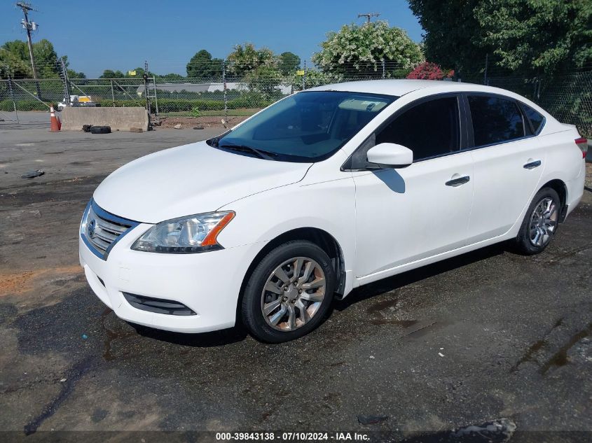 2015 Nissan Sentra Fe+ S VIN: 3N1AB7AP4FY364460 Lot: 39843138