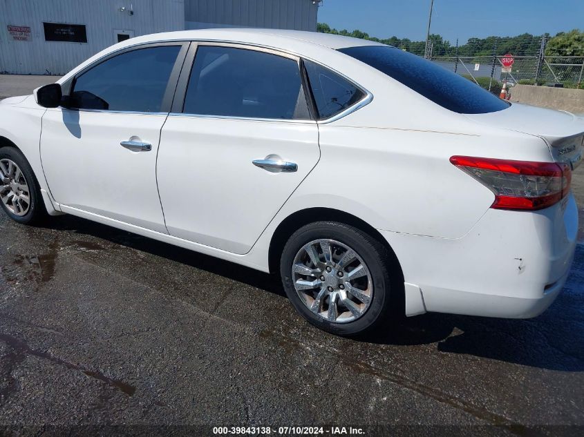 2015 Nissan Sentra Fe+ S VIN: 3N1AB7AP4FY364460 Lot: 39843138